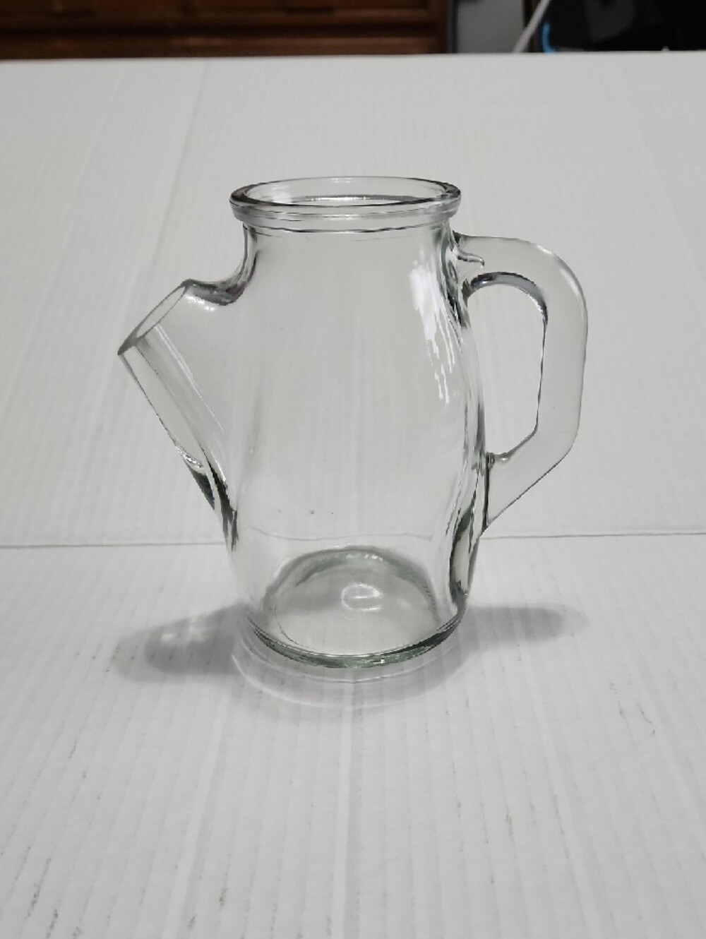 Westmoreland Clear Glass Pitcher with Handle - Picture 2 of 6